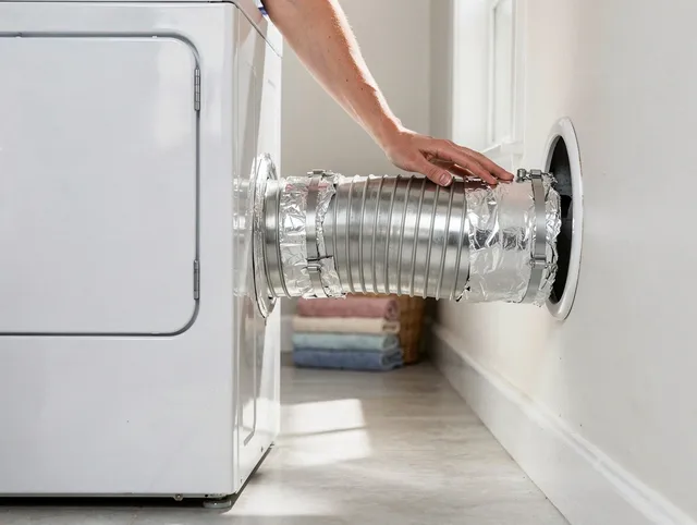 Professional dryer vent hose installation by Glendora Dryer Vent Cleaning in Glendora